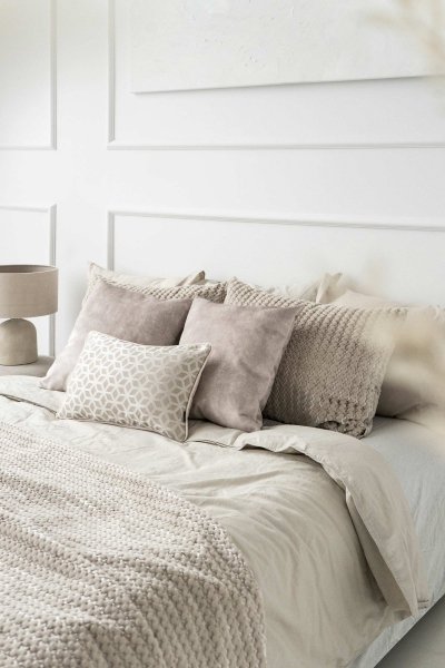 Cream Bedspread 220x140 Geneva