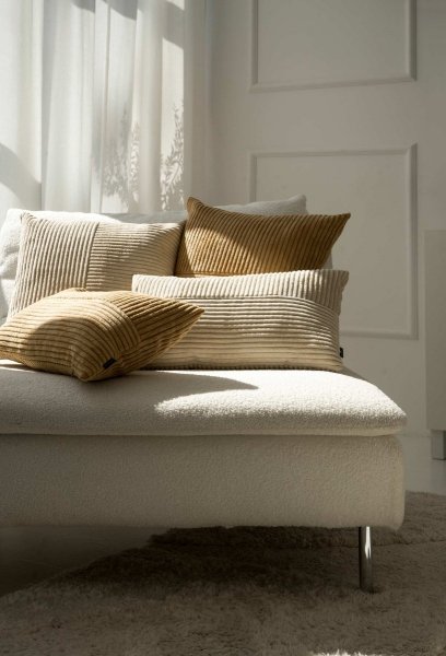 Cord Slim Cream Decorative Pillow 45x45