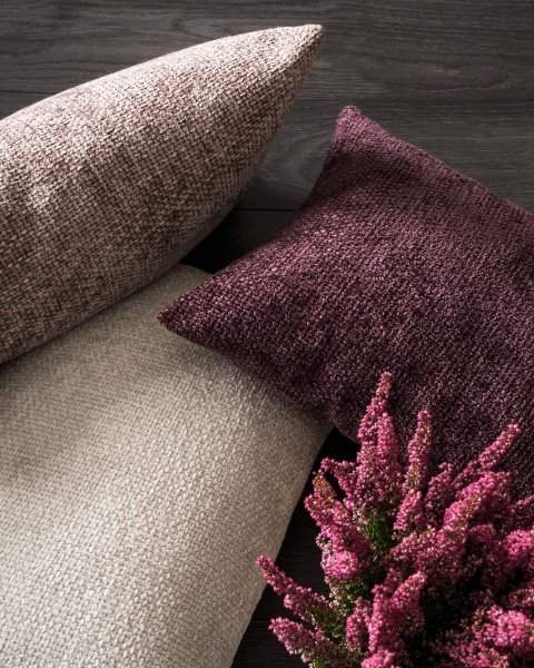 Purple Decorative Pillow Set Coco + Houndstooth