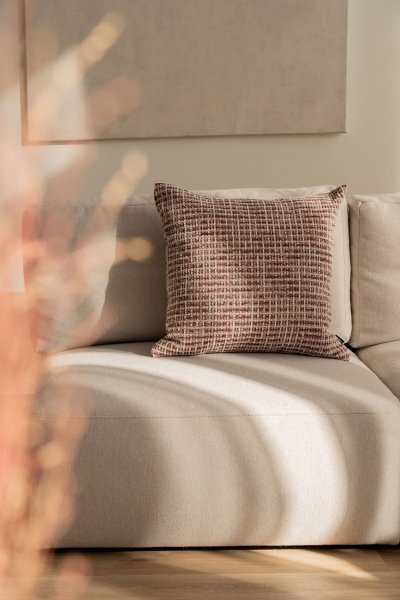 Teli Large Black-and-Gray Decorative Pillow 50x50