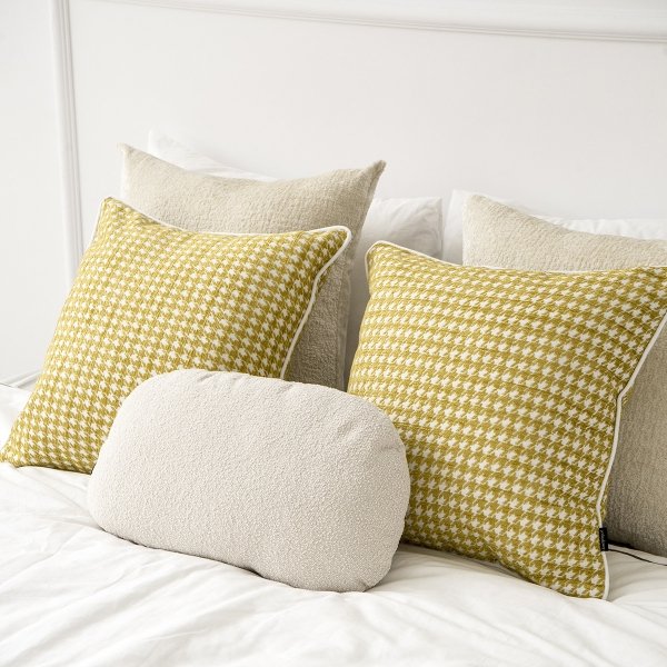 Bergen Large Cream Decorative Pillow 50x50
