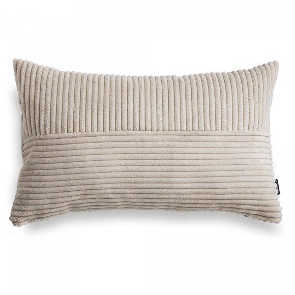 Cord Slim Cream Decorative Pillow 50x30