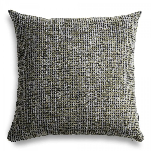 Teli Large Green-Gray Decorative Pillow 50x50