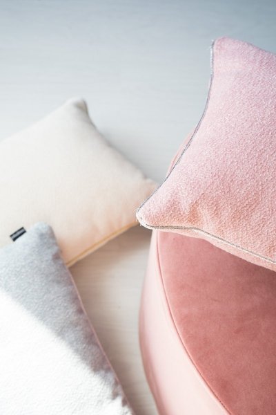Alaska Pink Shiny Decorative Pillow 50x30