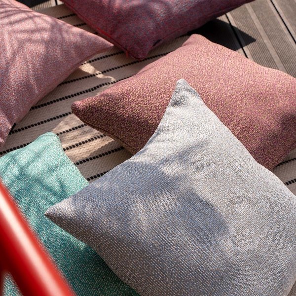 Orange-Blue Barbados Garden Pillow 45x45
