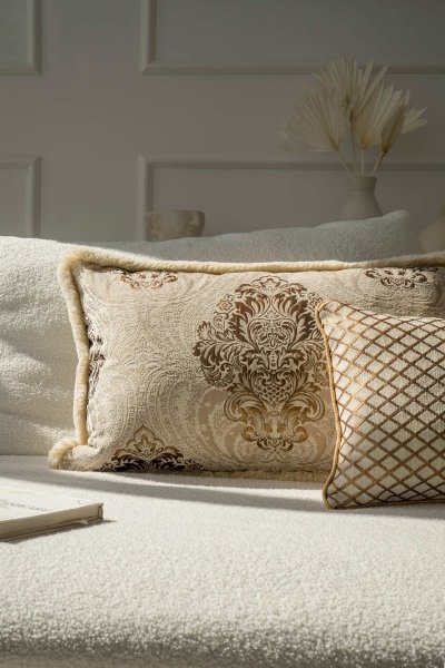 Cream-Gold Decorative Pillow Aurum 60x40