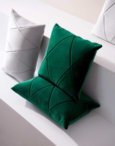 Touch poduszka dekoracyjna zielona 45x45 MOODI