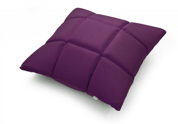 Trix duża poduszka dekoracyjna 50x50 cm. ciemny fiolet MOODI