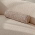 Dekorative Nackenrolle in Rosa und Beige, TELI.