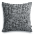 Teli Large Black-and-Gray Decorative Pillow 50x50