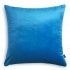 Velvet turquoise decorative cushion 45x45