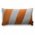 Stripes Rust-Gray Decorative Cushion 50x30