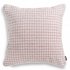 Pink decorative pillow houndstooth 45x45