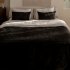Geneva Black Bedroom Set: 2 Pillows + Bedspread