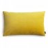 Velvet żółta poduszka dekoracyjna 50x30