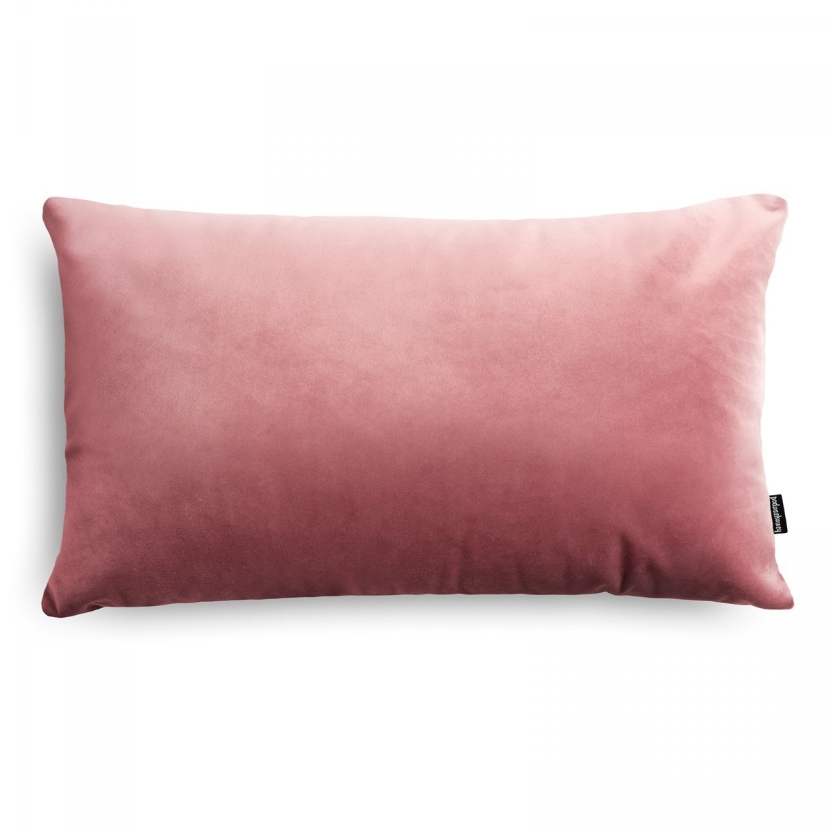 Velvet dunkelrosa Dekokissen 50x30