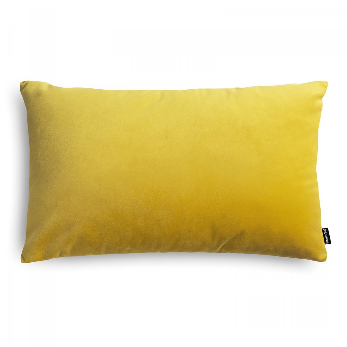 Velvet gelbe Dekokissen 50x30 cm