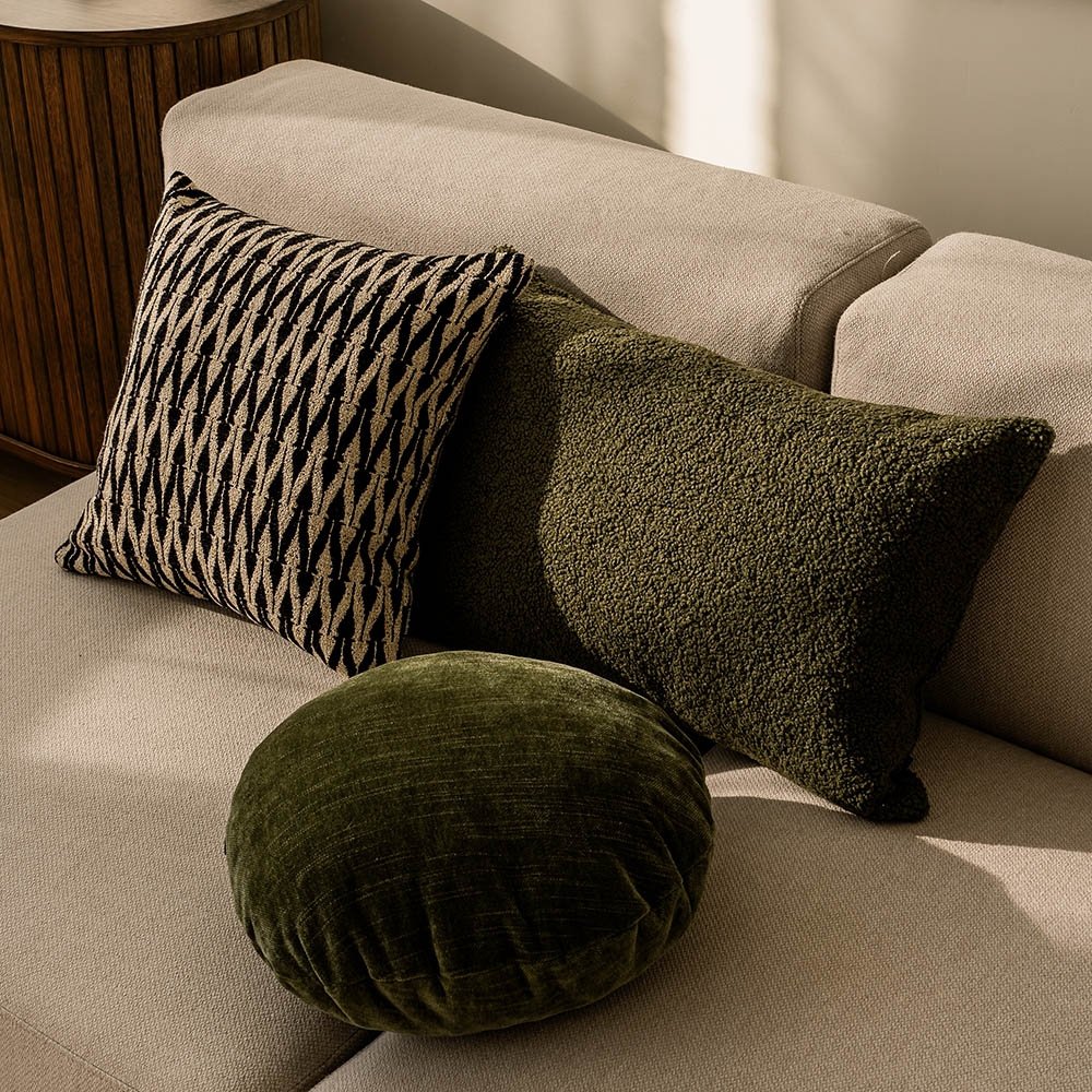 Honey-Graphite Pillow Set Coco+Bergen+Stone