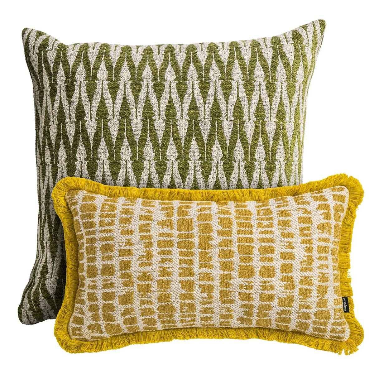 Green-Yellow Decorative Pillow Set - Nava