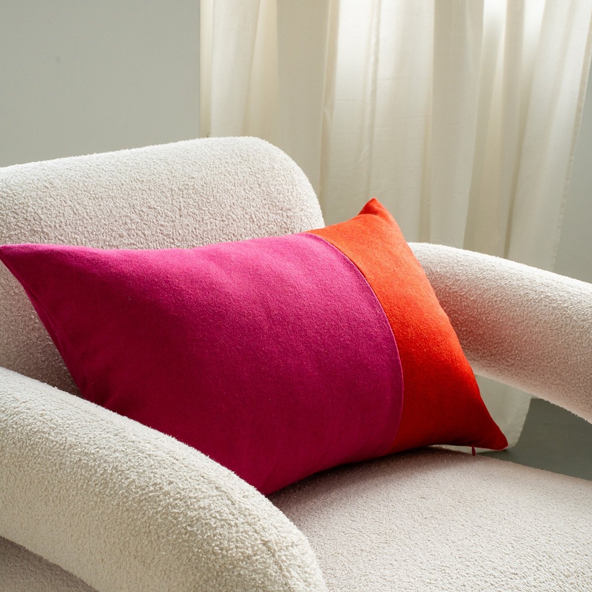 Pink decorative pillows