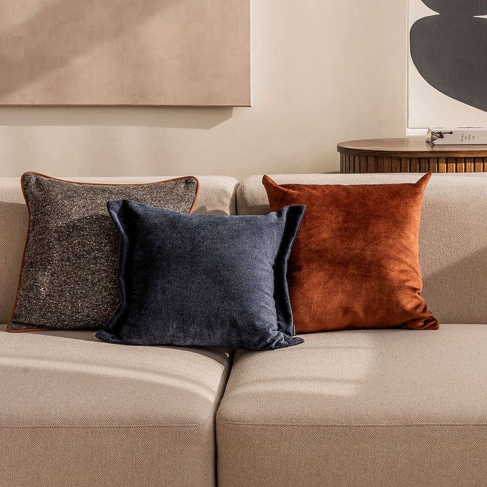 Honey-Graphite Pillow Set Coco+Bergen+Stone