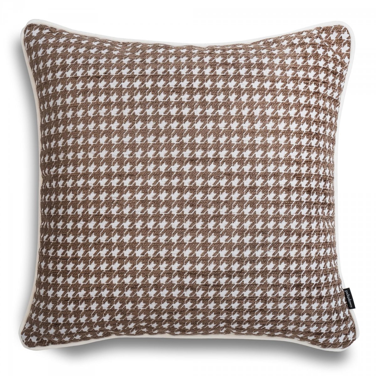 Sea green decorative pillow houndstooth 45x45