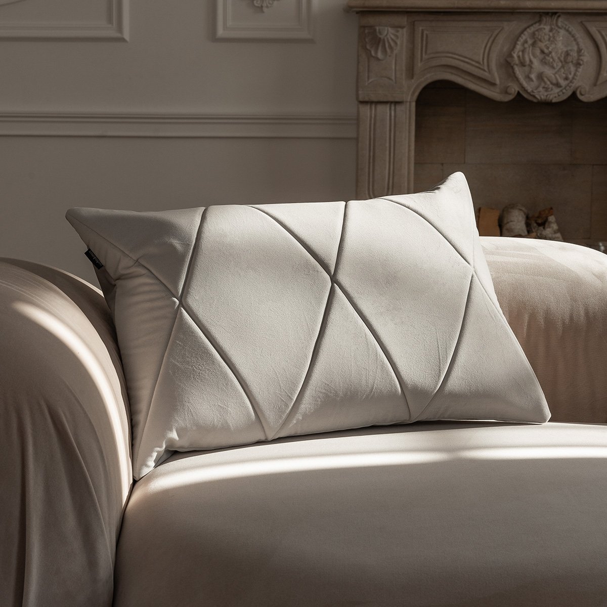 Touch decorative cushion gray 60x40 MOODI