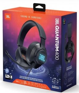 Słuchawki Gamingowe JBL Quantum 400 Dla Graczy przewodowe z mikrofonem RGB