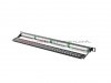 Lanberg Patch Panel 24xRJ45 kat.5e UTP z półką, czarny 0,5U