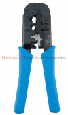 Zaciskarka uniwersalna do złączy RJ09/RJ12/RJ45 4p 6p 8p z blokadą powrotu HT-N5684
