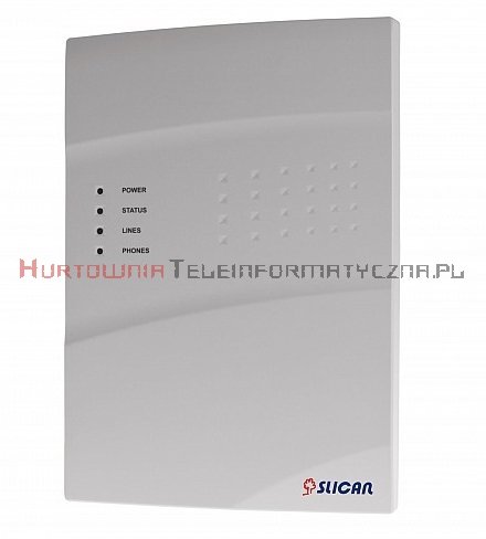 SLICAN centrala IPU-14.105 WM (6FXS, 1CO, 8VoIP, 8REC, 24AbVoIP, 16TrVoIP)