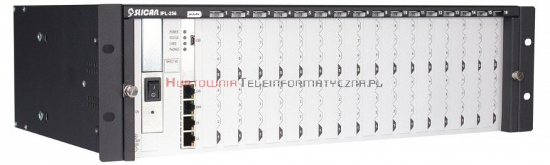 SLICAN centrala serwer IP PBX IPL-256A,  RACK 3U