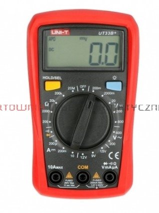 UNI-T UT33B+ Multimetr cyfrowy / miernik elektryczny, podświetlany LCD