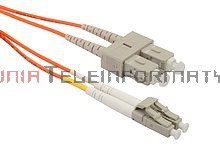 Patch cord światłowodowy SC/UPC-LC/UPC MM OM2 50/125, duplex 10,0