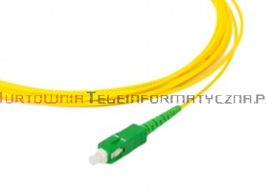 Pigtail SM 9/125, złącze SC/APC, 1,5m 