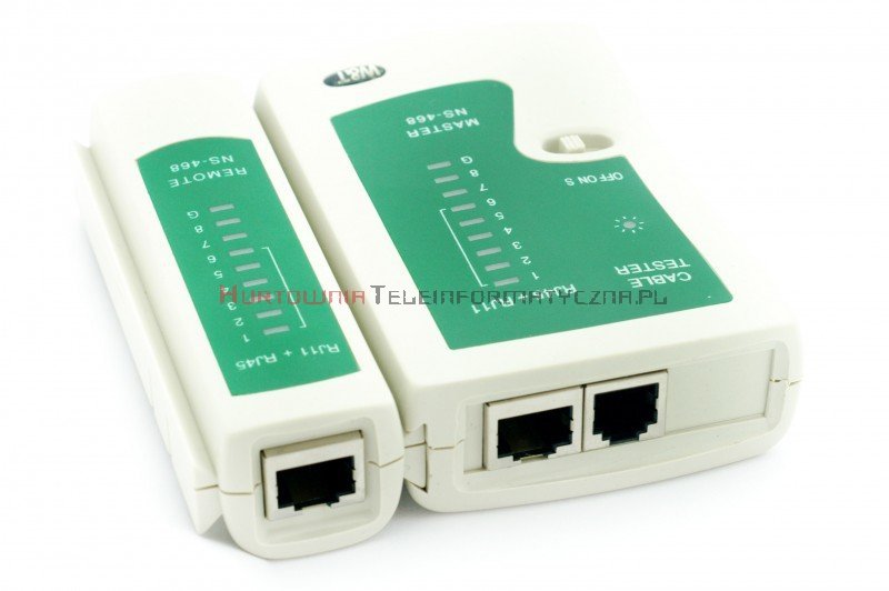Tester kabli LAN RJ45, TEL RJ11