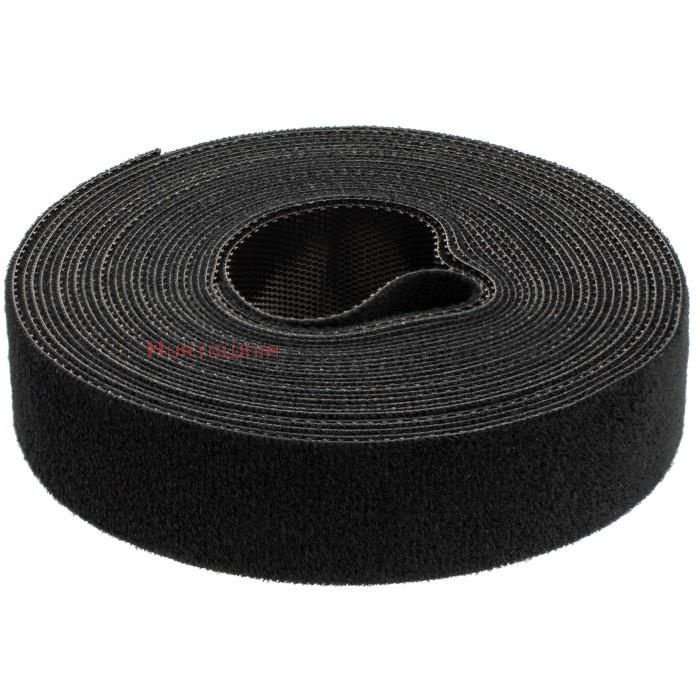 Opaska kablowa rzepowa 5m, 20mm, czarna