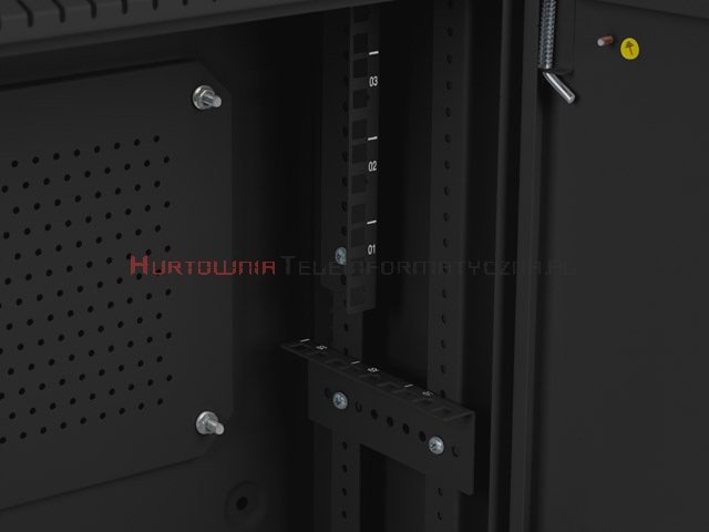 Lanberg Szafa RACK 19&quot; wisząca 4U+3U, 540x200, niskoprofilowa, czarna