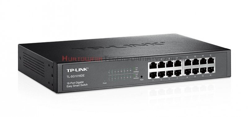 TP-LINK SG1016PE Easy Smart Switch 16-port (8-PoE) Gigabit Ethernet, RACK 19&quot;