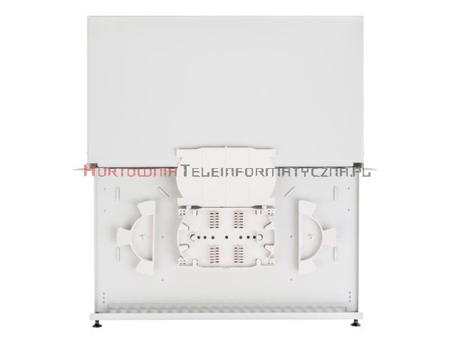 Lanberg Panel / Przełącznica światłowodowa 1U 19&quot; 24xSC Simplex, wysuwana, szara