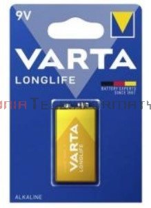 VARTA LongLife Bateria alkaiczna 9V 6F22