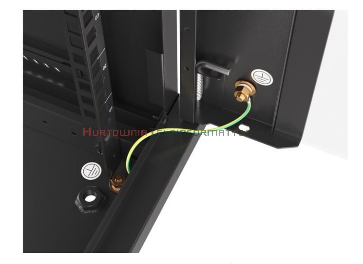 Lanberg Szafa RACK 19" wisząca 22U, 450, otwory montażowe na nogi, szara
