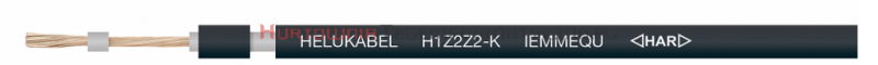 HELUKABEL Solarflex-X H1Z2Z2-K kabel PV 6mm, LSOH Dca, czarny (500m) 