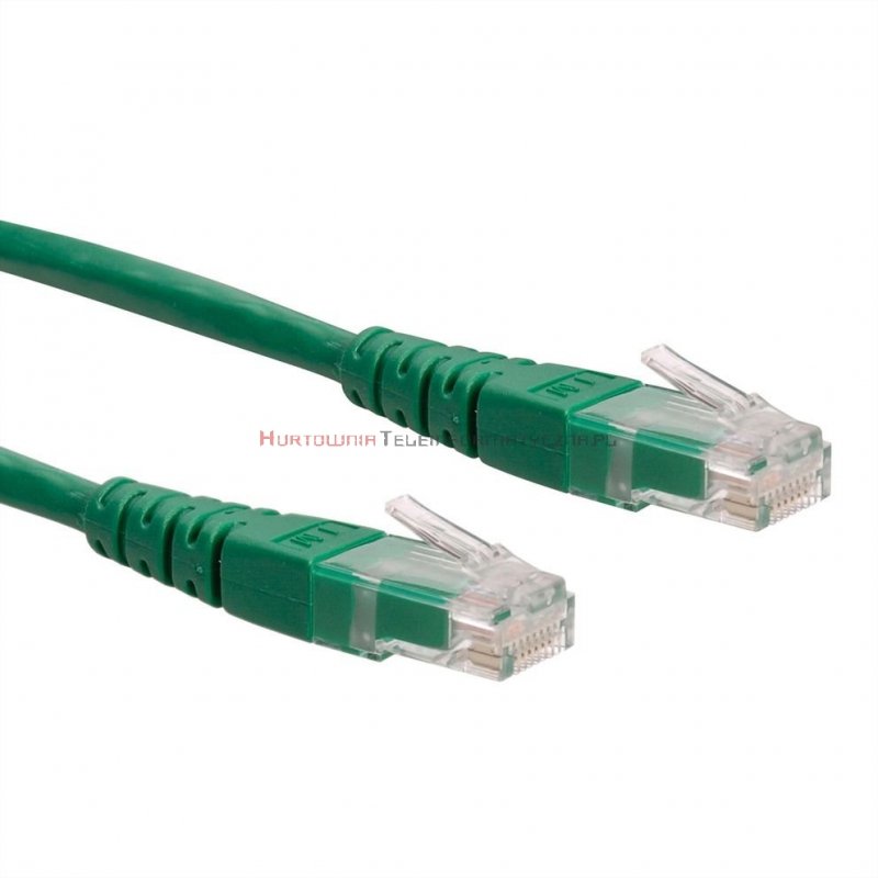 PREMIUM UTP Patch cord 0,25 m. Kat.6 zielony