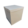 Pudełko karton na wysoki tort piętrowy 41x41x45 cm