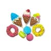 Cukrowa dekoracja na tort pikery LODY donuty makaroniki