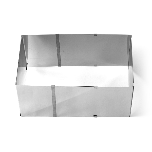 Regulowana forma do pieczenia RANT prostokątny (wys. 20cm) 14-26x16-30cm