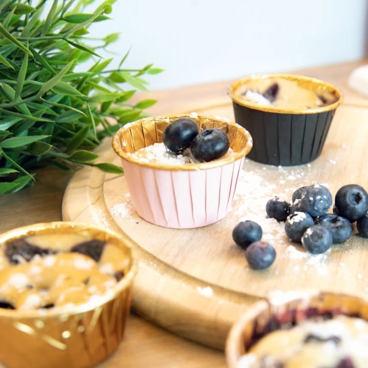 Foremki Kubeczki na Muffinki Babeczki CZARNE 20szt
