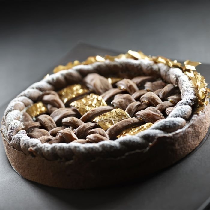 PŁATEK ZŁOTA JADALNEGO dekoracja na tort urodziny GOLD 8x8cm