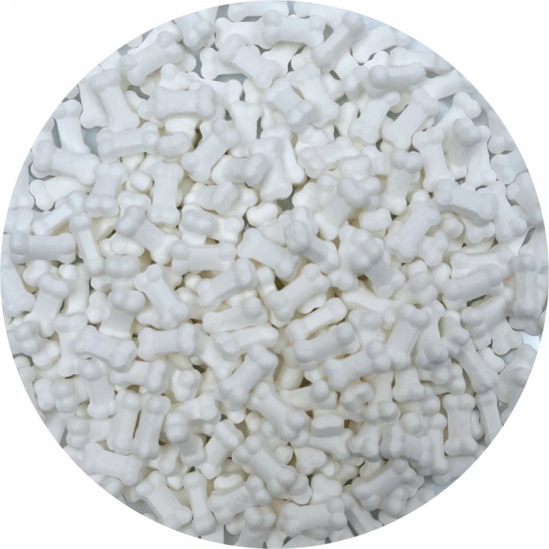 Posypka cukrowa WHITE BONES 20 g – Białe Kostki Dekoracyjne 15mm